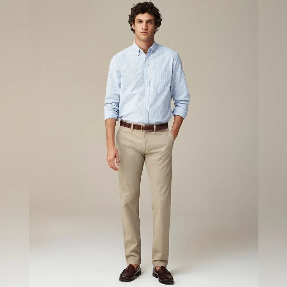 NWT J. Crew 484 Slim-fit stretch chino pant size 34/30